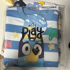 Little sleepies Bluey crew neck